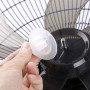 16 Pouces Pales de Ventilateur de Rechange de 40,6 cm, pales de Ventilateur en Plastique ABS à 5 Feuilles avec Un Cache-écrou po