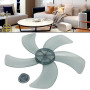 16 Pouces Pales de Ventilateur de Rechange de 40,6 cm, pales de Ventilateur en Plastique ABS à 5 Feuilles avec Un Cache-écrou po