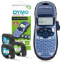 DYMO LetraTag LT-100H Étiqueteuse Portable et 3 Rubans, 12 mm, Bleu | Kit de Marquage, Imprimante Portable, Impression Thermique