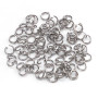 2000pcs 5mm anneaux de saut en acier Inoxydable, 0,7 mm d'épaisseur | couleur acier inoxydable métalliques de, pour la fabricati