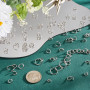 2000pcs 5mm anneaux de saut en acier Inoxydable, 0,7 mm d'épaisseur | couleur acier inoxydable métalliques de, pour la fabricati