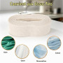 BOXOB 10m Guide Ourlet en Tissu, Bande à Arêtes Poisson pour Couture | Baleine Réutilisable pour Mousseline Robes en Soie Jupes