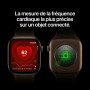 Apple Watch Series 12 GPS + Cellular, Boîtier en Aluminium Or Clair de 42mm | Bracelet Sport sable - S/M. Santé + Fitness + Suiv