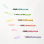 BIC Highlighter Grip Pastel - Surligneurs à Pointe Biseautée Modulable - Couleurs Assorties, Blister de 6