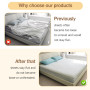 kaiyaya Lot de 4 Supports de draps-Housses avec Bandes de Fermeture, Porte-Matelas Contre Le Glissement, résistants, Attaches d'