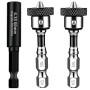 Set of 3 embout visseuse placo,1/4Inch,Quick Change Shank, with 2 PH2 Bits | Porte embout magnétique,Compatible avec perceuses,