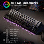 ATTACK SHARK X68 HE Clavier 8000Hz Rapid Trigger, Clavier Gamer Filaire RGB 60% avec Précision RT de 0,01 mm avec Interrupteur M