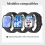 Lot de 6 bracelets de rechange élastiques en nylon pour Huawei Watch Fit 3, en tissu extensible, réglable et respirant