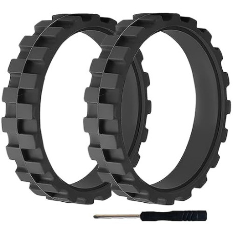 EATBALE Pneu Caoutchouc de Remplacement pour iRobot Roomba Séries 500, 600, 700, 800, 900, e, i, S, Remplace la Roue latérale de