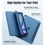 TiMOVO Coque pour iPad Air 11 Pouces M4/M3/M2, Air 5e/4e Gén, Bleu Abysse | Légère Housse, Arrière Translucide en PC, Réveil/Som