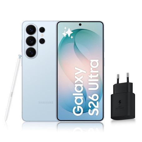 Samsung Galaxy S26 Ultra, Smartphone Android 5G avec Galaxy AI, 512 Go, Chargeur Secteur Rapide 25W Inclus, Smartphone déverroui