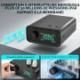 5000 mAh Soudeuse par Point sans Fil 11340 W, Poste à Souder avec Écran LCD, Bouton Rotatif, Pédale et Stylet, pour Batteries, S