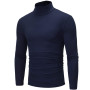 Pull Col Roulé Hommes T-Shirts Pulls Homme Manches Longues Casual Slim Fit Hiver Basic sous Pull pour Homme