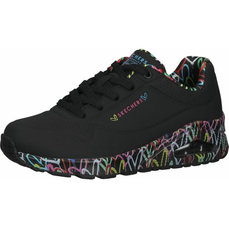 Skechers Uno-Night Shades, Baskets Femme | Chaussures de loisirs, mousse à mémoire de forme refroidie par air, Skech-Air, chauss