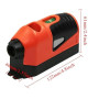 Baceyong Niveau laser rouge autonivelant, outil de mesure verticale Ligne droite Esprit Niveau Guide Ajusteur Laser infrarouge M