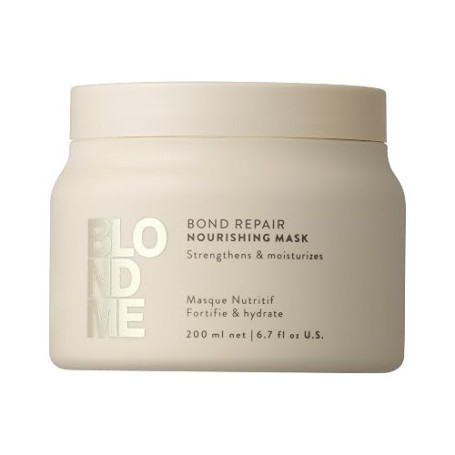 Schwarzkopf Professional BLONDME Bond Repair Nourishing Mask Masque Capillaire Réparateur Profondément Nourrissant Lisser Les Ch