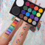 UCANBE Peinture Visage Aqueuse 18 Couleurs Maquillage Halloween | Peinture Corporelle pour Théâtre,Cosplay,Carnaval,Cirque,Maqui