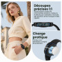 Neitra 4 Pièces PC Coque pour Samsung Galaxy Watch 9 8 44mm Protection | Coques avec Protecteur D'écran en Verre Trempé, étui de