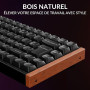 Keychron K2 HE Clavier sans Fil 2,4 GHz, 75% Clavier Gamer AZERTY Français, RGB, Hot-Swap, QMK/Via, Interrupteurs Magnétique Gat