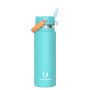 Sparrow Gourde Isotherme 1L - Inox Gourdes avec Paille Bouteille Isotherme | Bouteille Isotherme avec Paille Gourde Inox , Anti-