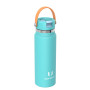 Sparrow Gourde Isotherme 1L - Inox Gourdes avec Paille Bouteille Isotherme | Bouteille Isotherme avec Paille Gourde Inox , Anti-