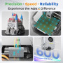 FLASHFORGE AD5X - Imprimante 3D Multi-Couleurs 4 Couleurs avec IFS, Nivellement Automatique, Vitesse Max 600 mm/s, Busse 300°C, 