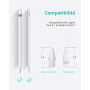 Metapen Embouts Pencil(4X) pour Apple Pencil 1ᵉʳ/2ᵉ gén/USB‑C/Pro,A8/Air8 | Pointes de rechange 1:1 taille originale, résistante