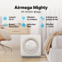 COWAY Purificateur d'Air HEPA Maison Allergies, MIGHTY AP-1512HH, Beige | Top Pick Wirecutter, CADR 421 m³/h, mode Eco, purifica