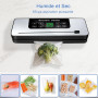 Machine Sous Vide Alimentaire Automatique pour Secs et Humides | Appareil Mise Sous Vide, Professionnel Machine vide Appareil av