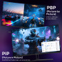 Amzfast Ecran PC Gaming 27 Pouces 280Hz/QHD Moniteur Incurvé 2K(2560 x 1440), 1ms MPRT, 1500R, sRGB 135%, Adaptive Sync,Eyes-Car