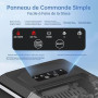 WIE Machine à Glaçons 12kg/24h - Silencieuse, Autonettoyante et Portable Avec Pelle à Glaçons - Pour Maison, Cuisine, Camping