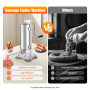 Machine de remplissage manuelle de saucisses - 3 l - Avec 6 tubes de remplissage et 4 ventouses - Machine à saucisses pour la ma