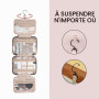 BAGSMART Trousse de Toilette Voyage à Suspendre Femmes Trousse Maquillage M | Imperméable Grande Voyage Accessoires Organisateur