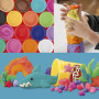 Play-Doh - Mon Coffret Coloré, Pack de 22 Pots de Pâte à Modeler (113 g et 57 g), 30 Couleurs Éclatantes, Loisirs Créatifs pour 