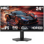 HKC Écran PC Gamer 24 Pouces IPS FHD 240Hz Up to 260Hz HDR400 Ecran Gaming | HDR400,1ms (MPRT),350cd/㎡,Adaptive Sync,2 x HDMI 2.