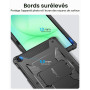 FINTIE Coque pour Samsung Galaxy Tab A11 Plus (A11+)/Tab A9 Plus (A9+)-11" | Étui avec Béquille Intégrée et Protection d'écran, 