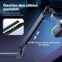 FIFINE Bras de Micro, Suspension Supports de Microphone, pour K658 AM8 K688 A8 etc., avec Pince de Montage sur Bureau, Adaptateu
