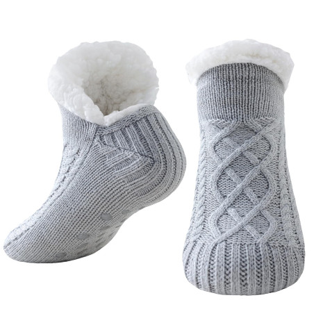 Niorasen Chaussettes Chausson Femme Homme, Pilou Pilou, Cadeau de Noël | Pantoufles Antidérapantes Thermiques, Chausson Hiver Po