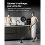 HOTO Brosse Nettoyage Électrique Sans Fil IPX7, 8 têtes interchangeables | Angle réglable, poignée extensible adapté pour salle 