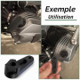 AERZETIX - Outil clé pour retirer le bouchon de remplissage d'huile compatible avec BMW R1150, R1200GS, R1200GS Adventure, R1200