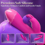 HIVEFUN Rabbit Vibromasseurs Feminin Clitoridien Gode Femme Sex Toy Fuchsia | Sexes Toye Femmes 10 Modes de Vibration, Silicone