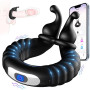 Sex Toys Anneau Penien - Anneau Homme Sextoyse Couple Plaisir, Anneau Vibrant Pénis Clitoridienne avec 10 Modes de Vibration, An
