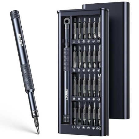 JOREST 52 EN 1 Kit de Tournevis de Précision, Cadeaux Noel Homme Papa, Mini Set Outils Portables avec Torx Etoile P2/P5 Triwing