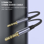MOSWAG Câble Jack Stéréo de Rechange 3,5 mm à 2,5 mm Mâle,1M | Compatible avec les casques à réduction de bruit Bose 700, QuietC