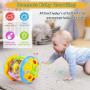 m zimoon Jouets Musicaux 6 9 12 18 Mois Plus Bébé, Projecteur Tournant Jouet avec Musique et Multicolores Lumières, éducatif Cad