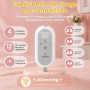 Saglve Tire-lait électrique mains libres 4 modes 12 niveaux 300mmHg Gris | Tire-Lait Double 80 g, Rechargeable, Confortable, Sil