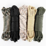 Paracorde 550 4mm, Cordelette 30 Mètres, Corde Extérieure avec 7 Brins Tout Usage, Corde Parasol Déporté, 5 Couleurs/6 Mètres, M
