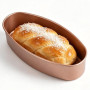 HERCHR Moule à Cake Ovale, Moule à Pain Moule à Gâteau pour la Fabrication de Gâteau et Pain au Lait, 22,5 x 11,5cm