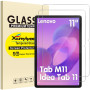 XunyLyee Lot de 2 Verre Trempé pour Lenovo Idea Tab 11"/ Lenovo Tab M11 | TB-336ZU TB-336FU/ TB-330FU TB-331FC Protection Écran 