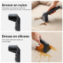 Lubluelu Shampouineuse Canapé, 1400 W, 20 kPa, eau chaude en 10 s, Graphite | Shampouineuse Canapé à eau chaude 35–60 °C, long t